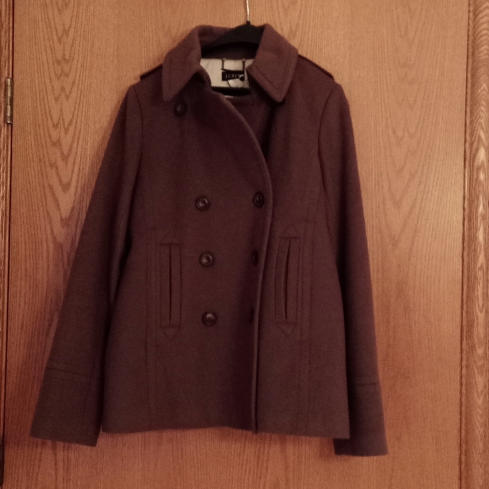 JCREW PEACOAT TALL LARGE!